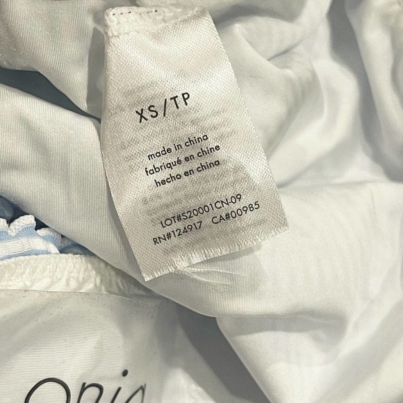 Onia Jamie Cheeky Bikini Bottoms Striped Blue White Women's Size XS NWOT - Picture 11 of 11